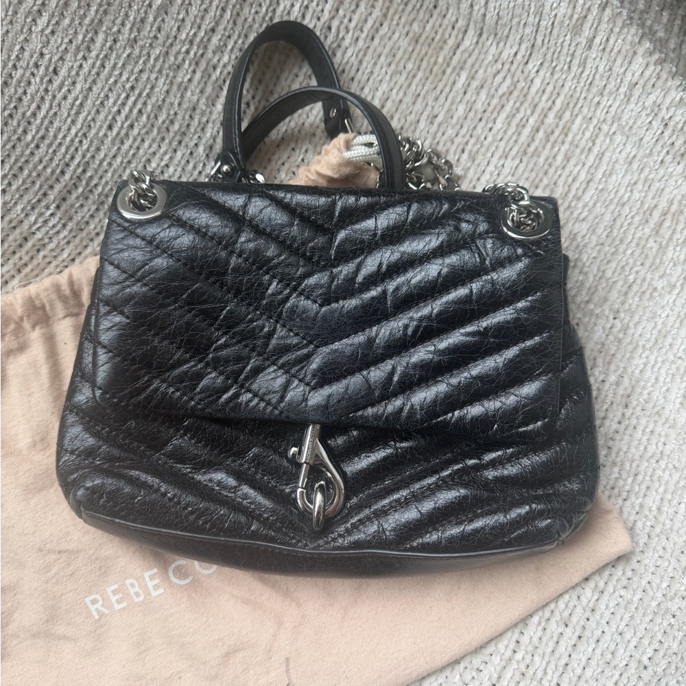 Rebecca Minkoff Black Quilted Shoulder Bag